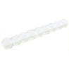  Gode en verre Snowball 12.6 x 2cm